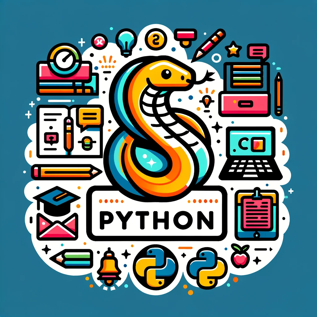 Python ohjelmointia yläkoululaisille logo